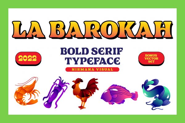 La Barokah - Branding Logo Font