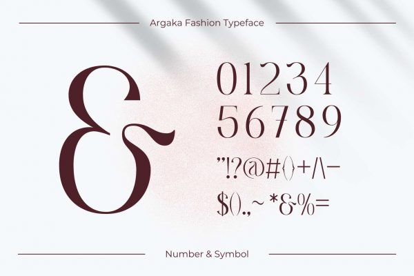 Argaka Fashion - Branding Logo Font - Image 5