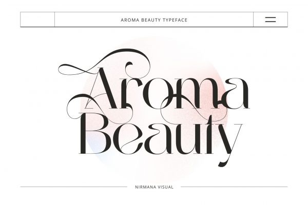 Aroma Beauty - Luxury Logo Font