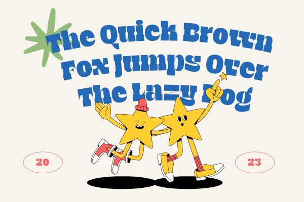 Retro Qalva - Branding Logo Font - Image 4