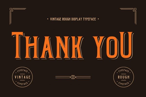 Vintage Rough - Branding Logo Font - Image 10