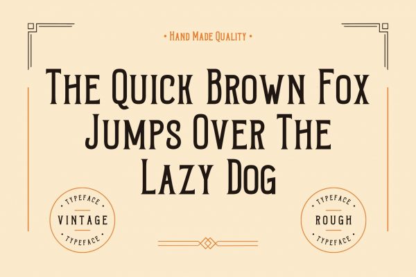 Vintage Rough - Branding Logo Font - Image 2