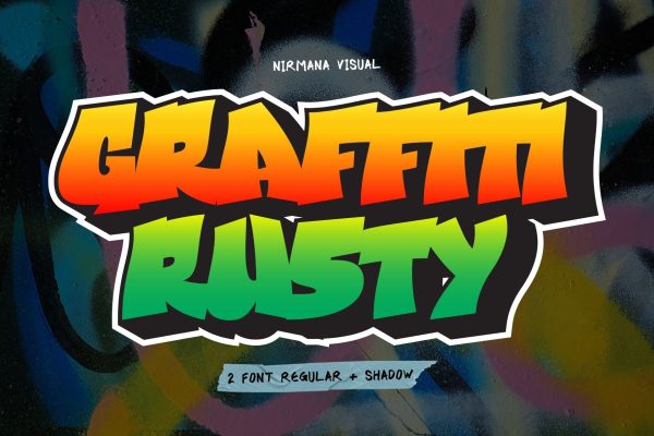 Graffiti Rusty - Extrude Font