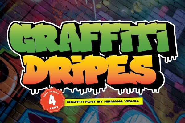 Graffiti Dripes - Extrude Font
