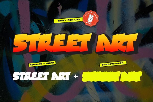Graffiti Rusty - Extrude Font - Image 4