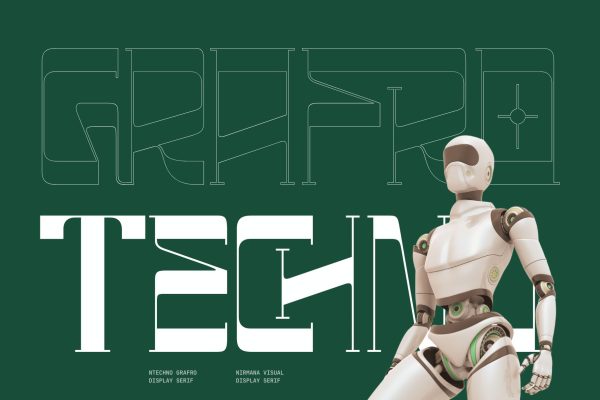 Grafro Techno - Modern Futuristic Logo Font