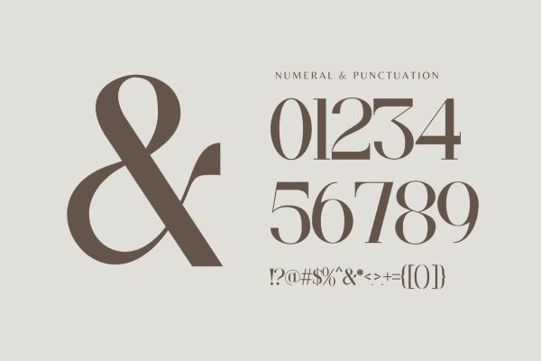 Ebitung - Modern Branding Ligatures Font - Image 12