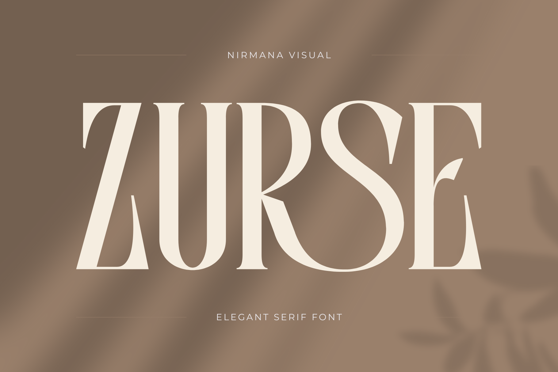Zurse Fashion – Elegant Serif Font
