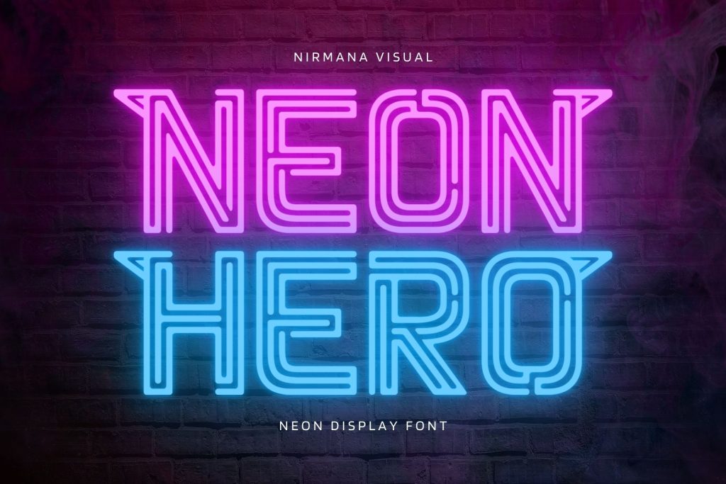 The Best 5 Neon Fonts That Will Make Your Design Bright and Stand Out!