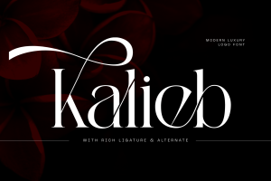 Kalieb Luxury -  Branding Logo Font