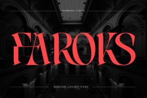 Faroks Modern - Luxury Logo Font