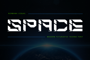 Modern Space - Techno Logo Font