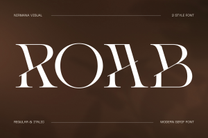 Roab Luxury- Modern Logo Font