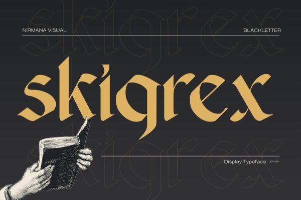 Skigrex - Blackletter Font