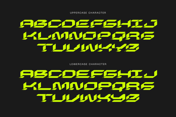 Race Hugo - Cyberpunk Logo Font - Image 6