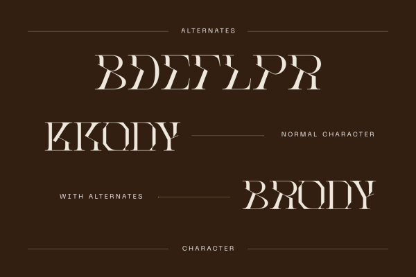Roab Luxury- Modern Logo Font - Image 2