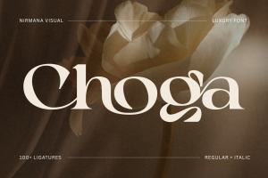 Choga - Modern Logo Font