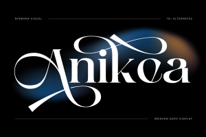 Anikea - Luxury Branding Logo Font