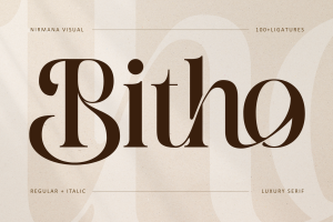 Bitho Luxury - Modern Logo Font