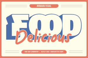 Food Delicious - Branding Logo Font Duo