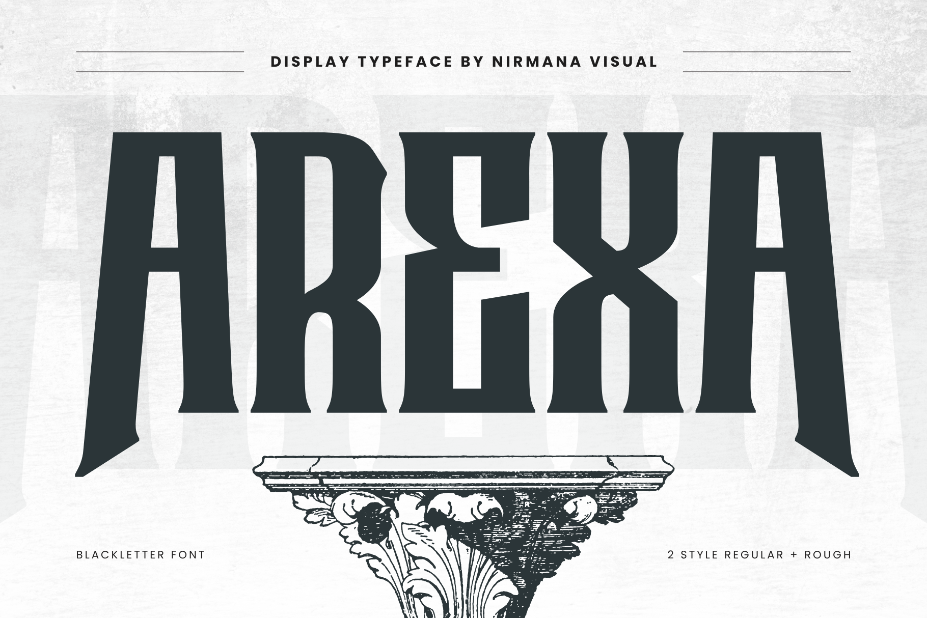 Arexa – Blackletter Logo Font