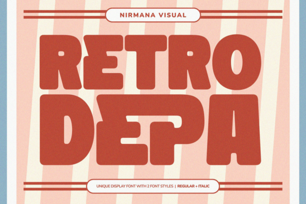 Retro Depa - Branding Food Logo Font