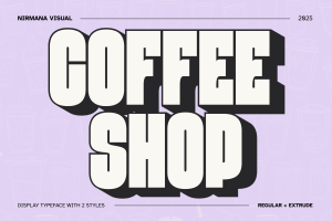 Coffee Shop - Food Logo Font