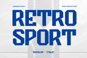 Retro Sport - Branding Logo Font