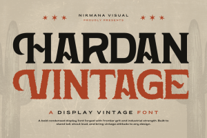 Hardan Vintage - Classic Logo Font