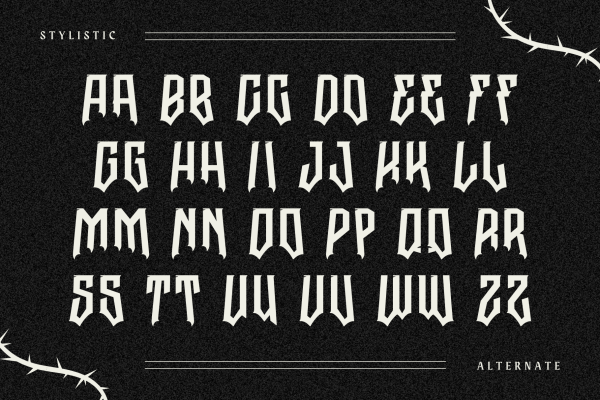 Graen Metal - Branding Logo Font - Image 3