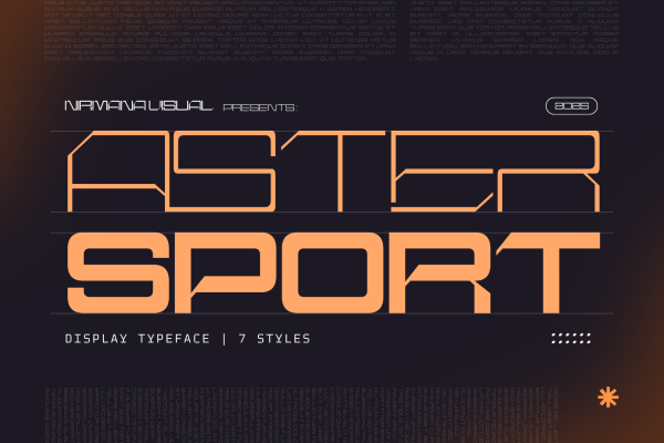 Aster Sport - Font Family