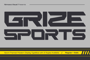 Grize Sports - Automotive Logo Font