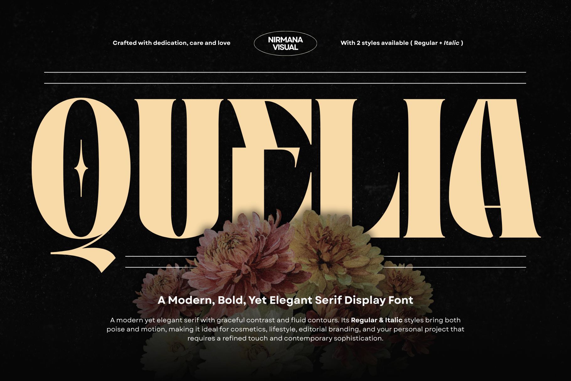 Quelia Vintage – Branding Logo Font