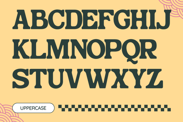 Bushi Retro - Food Logo Extrude Font - Image 2