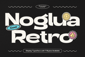 Noglua Retro - Family Font