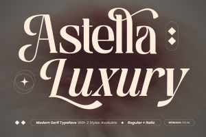 Astella Luxury - Branding Logo Font
