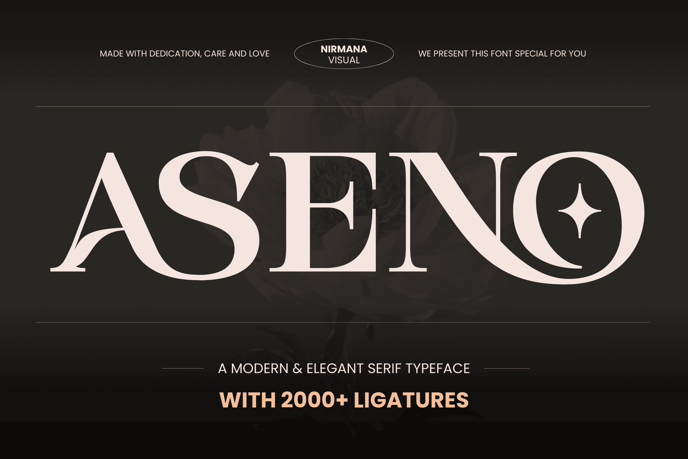 Aseno Modern – Ligatures Font