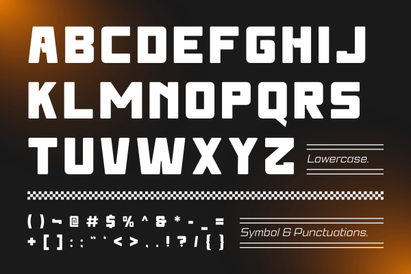 Axzer Sports - Automotive Racing Logo Font - Image 3