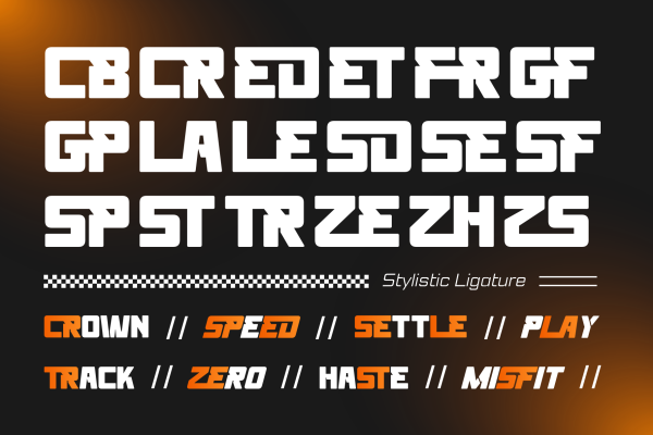 Axzer Sports - Automotive Racing Logo Font - Image 6