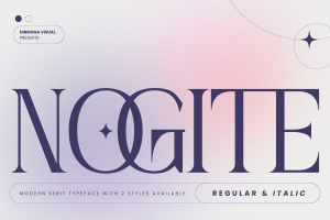 Nogite Modern - Branding Logo Font