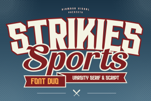 Strikies Sports - Branding Logo Font
