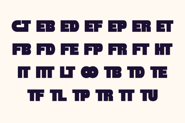 Nebies Retro - Bold Extrude Food Font - Image 9