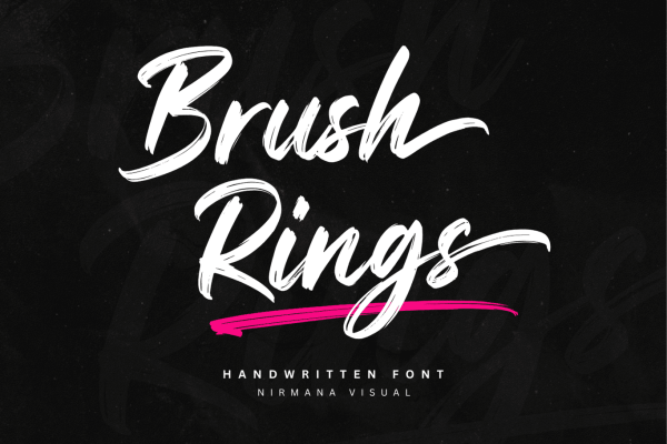 Brush Rings - Natural Handwritten - Image 2
