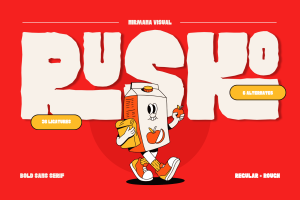 Rusko - Food Branding Font