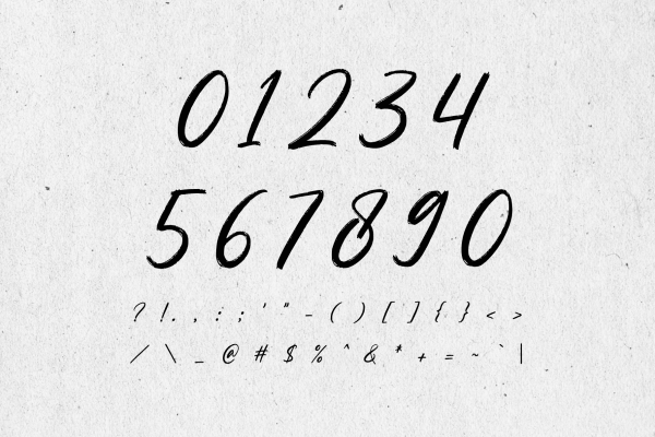 Ronthel Brush - Handwritten Font - Image 5