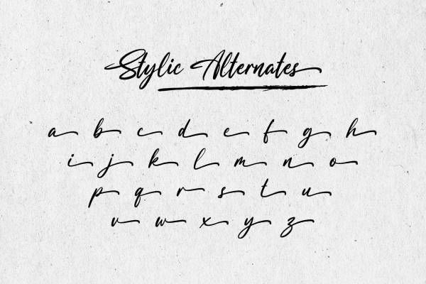Ronthel Brush - Handwritten Font - Image 7